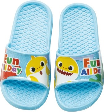 ШЛЕПКИ ДЛЯ ДЕТСКОГО БАССЕЙНА BABYSHARK, ПЕНА, ПЛЯЖ ДЛЯ МАЛЬЧИКОВ, ЛЕГКИЕ 26/27