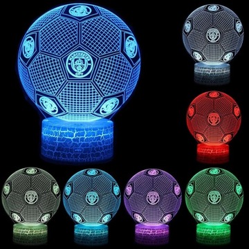3D светодиодный ночник Manchester City Football