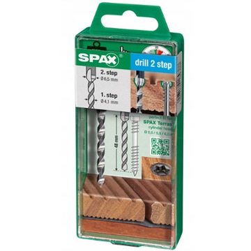 Wiertło dwustopniowe Step drill 2 SPAX TARAS początkowo 4,1 do 6,5mm