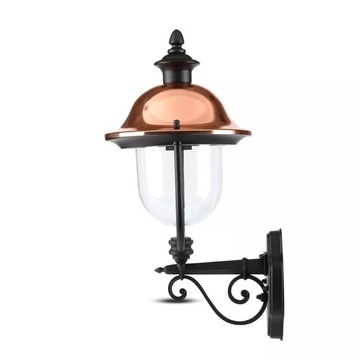 LAMPA kinkiet OGRODOWY zewnętrzna miedziana VT-853