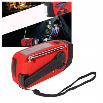 ДИНАМО СОЛНЕЧНЫЙ РАДИО ЗАВОДНОЙ ФОНАРИК POWERBANK