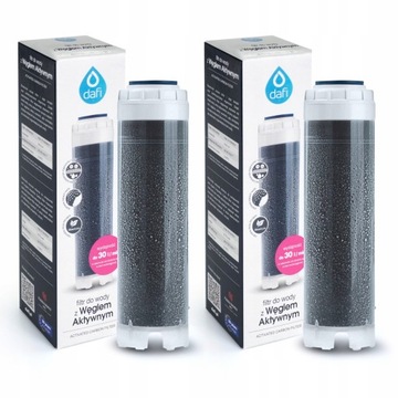 ФИЛЬТР ДЛЯ ВОДЫ ECO DAFI С АКТИВИРОВАННЫМ УГЛЕМ 2 шт.