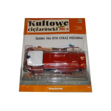 SKODA 706 RTH straż pożarna Kultowe Ciężarówki z epoki PRL-u 86 auto model