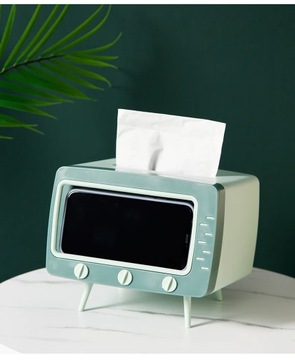 Ретро радиомодель, коробка для салфеток, настольный держатель для бумаги, винтажный диспенсер для хранения