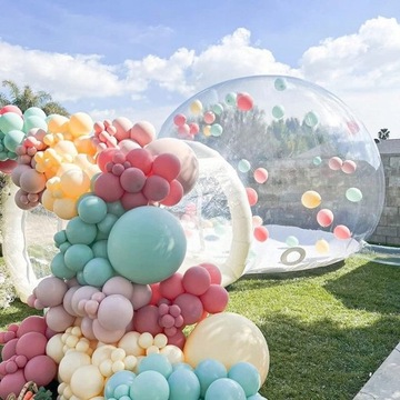 BUBBLE HOUSE DMUCHANIEC DMUCHANY DOMEK Z BALONAMI NA IMPREZE DLA DZIECI