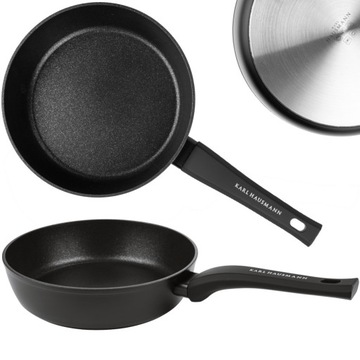 PATELNIA GŁĘBOKA ILAG NON-STICK TRADYCYJNA 24CM INDUKCJA GAZ
