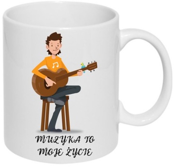 KUBEK PREZENT PRACA HOBBY MUZYKA GITARA