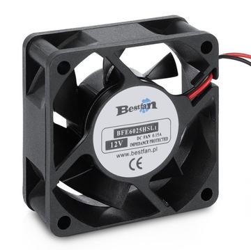 Wentylator Bestfan 60x60x25 mm 12v CICHY MOCNY