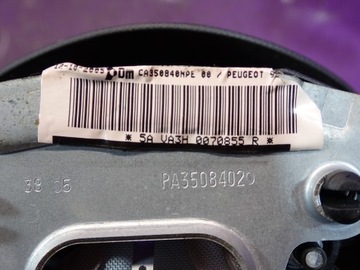 PEUGEOT 1007 05-09 AIRBAG ULOŽENÍ ŘIDIČE