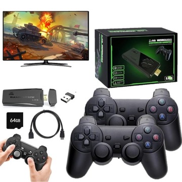 KONSOLA GDMI GAME BOX EMULATOR TV + 2 KONTROLERY POD TELEWIZOR DLA DZIECI