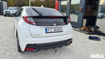 Honda Civic IX Hatchback 5d Facelifting 1.4 i-VTEC 100KM 2016 Honda Civic 1.4Benz manual Navi Kamera climatronic biala perla 1.3 99KM, zdjęcie 36