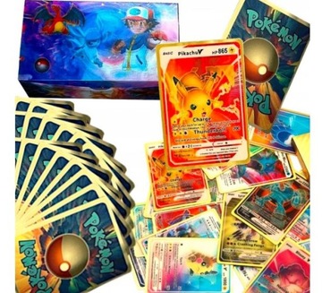 KARTY POKEMON TRÓJWYMIAROWE TALIA KART KOLEKCJONARSKICH 55 SZTUK EDYCJA 3D