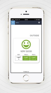 Czujnik jakości powietrza airSensor BLEBOX WiFi