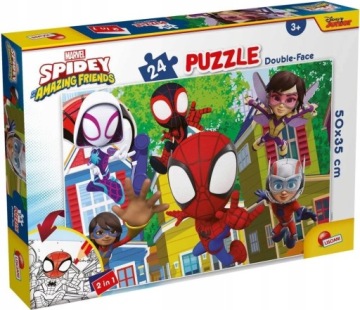 Vzdělávací Skládačka Sada Puzzle Puzzle pro skládání Oboustranné Spidey