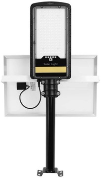 Уличный уличный фонарь на солнечных батареях с датчиком сумерек 96 x LED 10