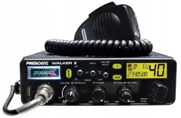 Cb радиоприемник PRESIDENT WALKER 2 II штекер + пайка BB7