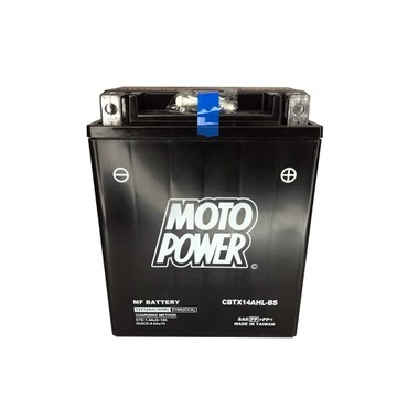 Akumulator motocyklowy 12Ah CBTX14AHL-BS MOTOPOWER