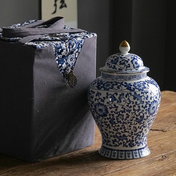 2 szt. Nowoczesny ceramiczny wazon ze słoikiem na imbir. Życie w domu