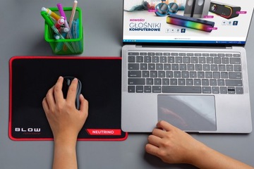 КОВРИК ДЛЯ МЫШИ ИГРОВАЯ МЫШЬ ЛЕГКО ЧИСТЯЩАЯ ОФИСНЫЙ ЧЕРНЫЙ КОВРИК