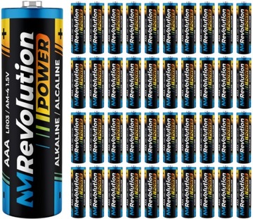 50x BATERIA NM REVOLUTION ALKALINE AAA LR03 MOCNA