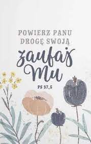 Magnes na lodówkę. Powierz Panu drogę swoją (akwarele)