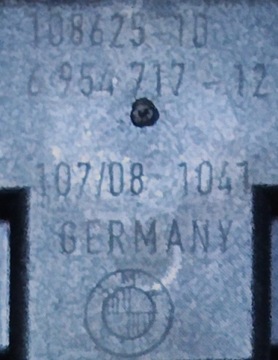 BMW E81 E82 E87 04-11 SPÍNACÍ SKŘÍŇKA Z KLÍČKEM 2X OVLÁDAČ 6954717 KOMPLET OE