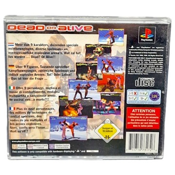 Игра Dead or Alive для Sony PlayStation (PSX PS1 PS2 PS3)