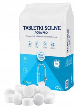 Tabletki solne Ciech 20kg Aqua Pro sól w tabletkach do zmiękczaczy wody
