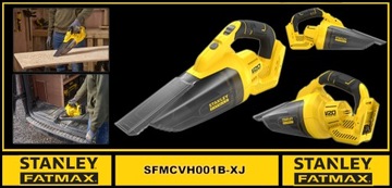 STANLEY FATMAX Ручной автомобильный пылесос 18 В V20 корпус SFMCVH001B