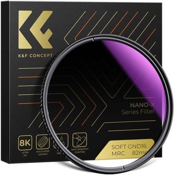 Filtr efektowy K&F Concept SOFT GND8 77mm