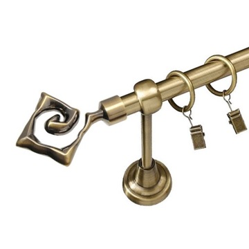 Klasyczny KARNISZ 500 cm 16 mm elegancki złoty