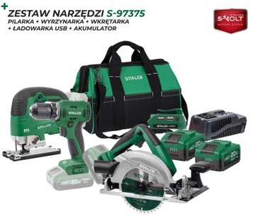 ZESTAW ELEKTRONARZĘDZI AKU TORBA STALCO S-97375