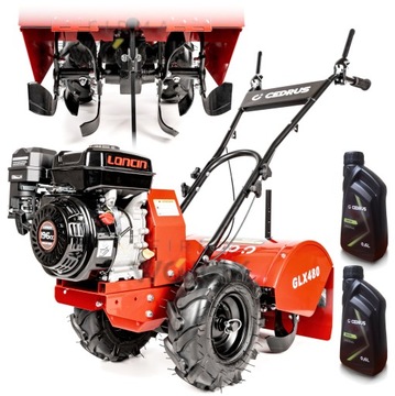 Бензиновый мотокультиватор 48 см CEDRUS GLX480 Loncin H200 6,5 л.с. КОЛЕСНЫЙ ПРИВОД
