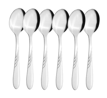 ŁYŻECZKI ŁYŻECZKA DO HERBATY 14cm kpl 6 SZT