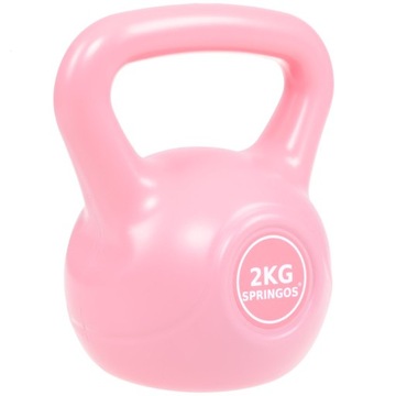 KETTLEBELL odważnik 2 KG kula KETTLE HANTLA hantel FITNESS ABS DO ĆWICZEŃ