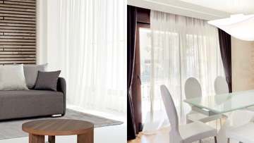 Firana woal gładki na metry wys. 3 m biały Turcja