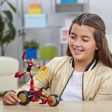 Marvel Bend And Flex Железный Человек с мотоциклом F0244