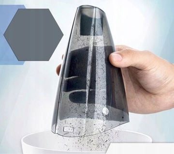 ODKURZACZ RĘCZNY BEZPRZEWODOWY BEZWORKOWY SAMOCHODOWY DOMOWY + TORBA ETUI