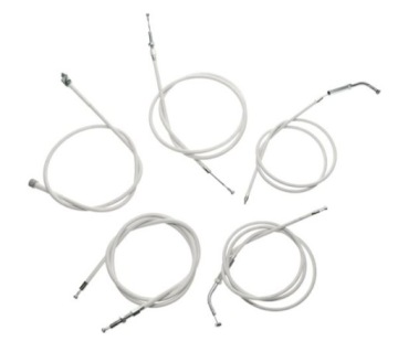 Komplet linek Romet Komar 2350 białe bardzo solidn