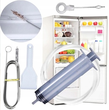 НАБОР ДЛЯ ЧИСТКИ ХОЛОДИЛЬНИКА, ШПРИЦ-ЩЕТКА