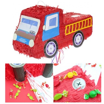 PINIATA Straż Pożarna Wóz Strażacki Pinata