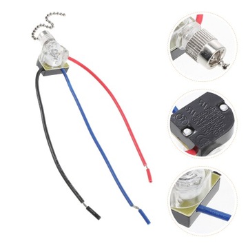 ЦЕПНОЙ ВЫКЛЮЧАТЕЛЬ ПОТОЛОЧНЫЙ ВЕНТИЛЯТОР 2 ШТ.