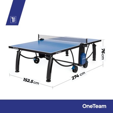 OneTeam OT-TTO-01 Стол для настольного тенниса синий 274X152,5X76 см