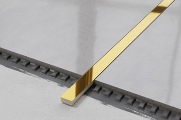 МЕТАЛЛИЧЕСКАЯ ПОЛОСКА СТАЛЬ ЗОЛОТАЯ, ПОЛИРОВАННОЕ ЗОЛОТО, 1x60см