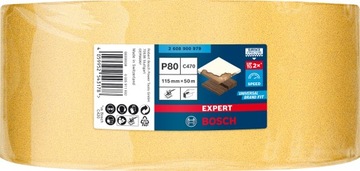 BOSCH Rolki papieru ściernego EXPERT C470 115 mm, 50 m, G 80