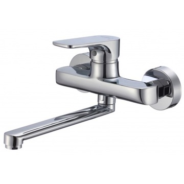 HYDROLAND Bateria umywalkowa ścienna SENJA chrom.