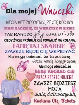 KOC DLA WNUCZKI OD BABCI 200X150