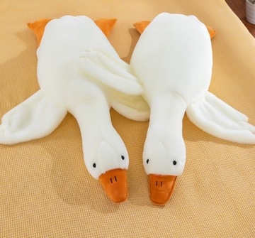 ПЛЮШЕВАЯ ПОДУШКА-МАСКОТ ГУСЬ ПИПА ПОДВИЖНАЯ БОЛЬШАЯ ПЛЮШЕВАЯ ИГРУШКА ГУСЬ 160 СМ