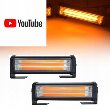 СТРОБОСКОПИЧЕСКАЯ СВЕТОДИОДНАЯ ЛАМПА COB Помощь на дороге 12В-24В