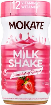 Mokate MILK SHAKE Strawberry Delight napój 500g